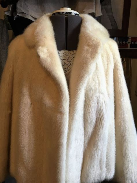 givenchy signature collection white mink fur coat vintage|Vintage Givenchy Coats and Outerwear .